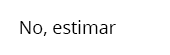 No, estimar